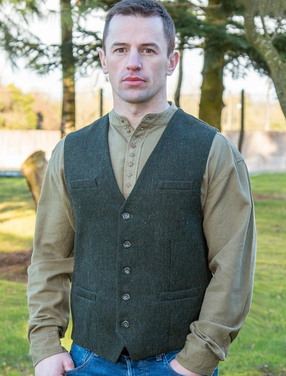 Mens clearance tweed waistcoats