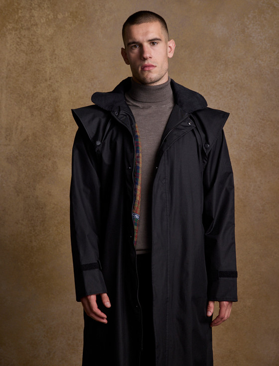 ArchSapporo Fisherman Coat Donegal Tweed