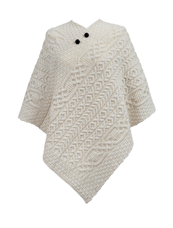 Hamilton Clan Aran Poncho