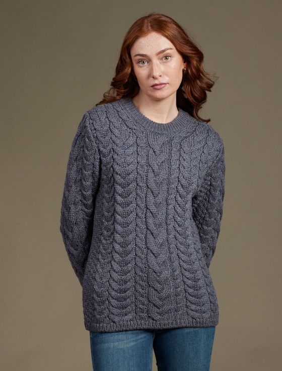 Rope Cable Crew Aran Sweater | Aran Sweater Market