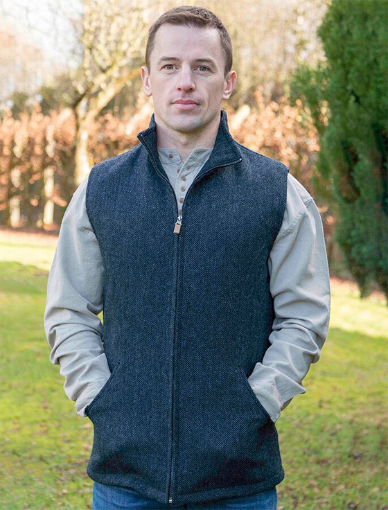 トップス Heve Tweed Gilet black Tweed Gilet black | HEVE