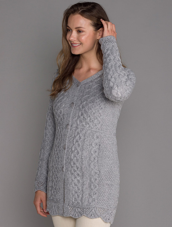 u200eArau200en A-Line Laceu200e Cardigan