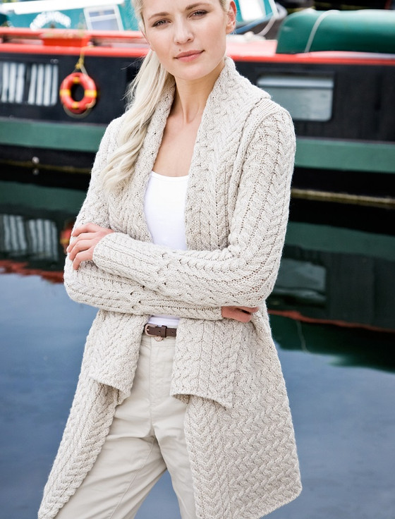 Waterfall Cable Cardigan [Free Express Shipping Offer]