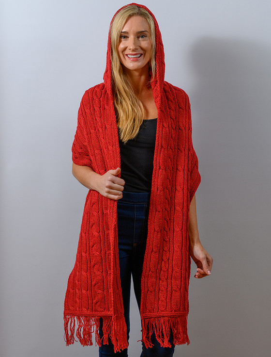 Hooded Scarf Shawl, shawl with hood