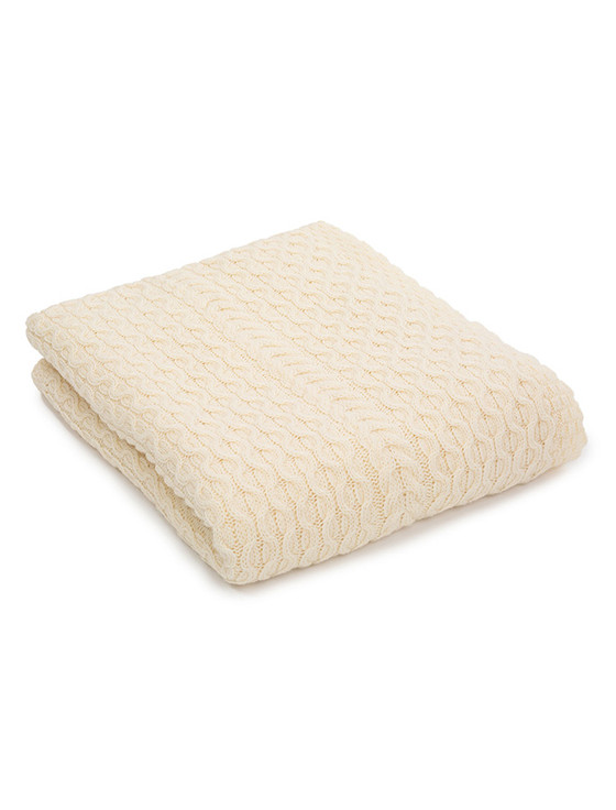 Merino Wool Honeycomb Knit | Pink