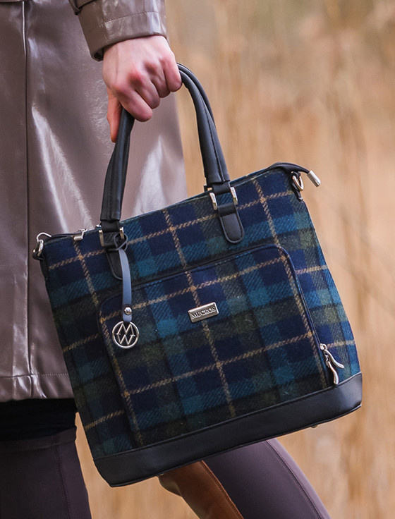 Summer Plaid Simple Tote