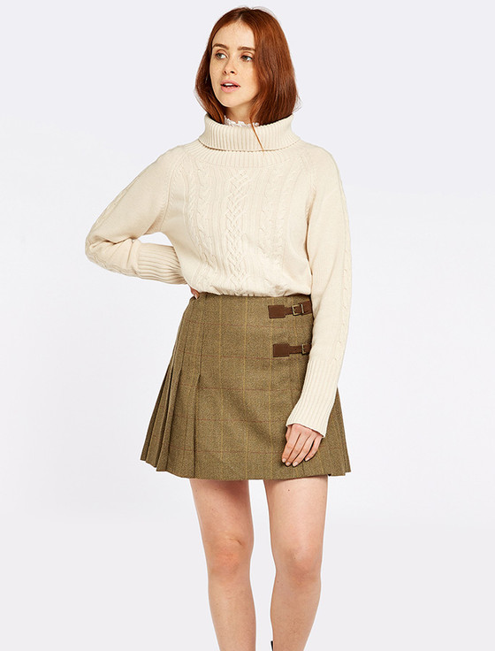 Enya Tweed Culottes - Hacking Check | Aran Sweater Market