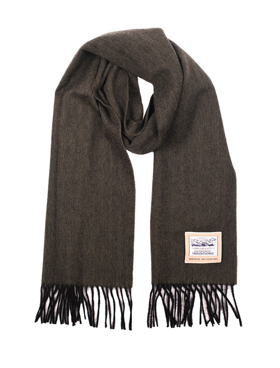 Unisex Felt Wool And Cashmere Scarf Set