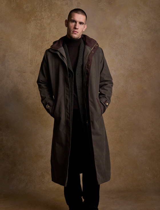 【美品】nonnative　PLOUGHMAN LONG COAT【２】 Emmet Waterproof Long Coat - Navy | Aran Sweater Market