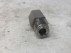 SWAGELOK FITTING 3/8" FLARE MALE 5/8" PIPE FEMALE SS316 - PREOWNED