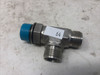 SWAGELOK FITTING 1/2" 1/2" 3/8" TEE - PREOWNED