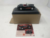 FAIRFIELD MINT 1957 CHEVY CORVETTE MODEL CAR 1/43 W/PAPER BLACK RED - PREOWNED