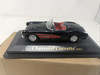 FAIRFIELD MINT 1957 CHEVY CORVETTE MODEL CAR 1/43 W/PAPER BLACK RED - PREOWNED