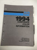 PPG 1994 CORPORATE GM FORD CHRYSTLER COLOR INFORMATION BOOKLET MANUAL -PREOWNED