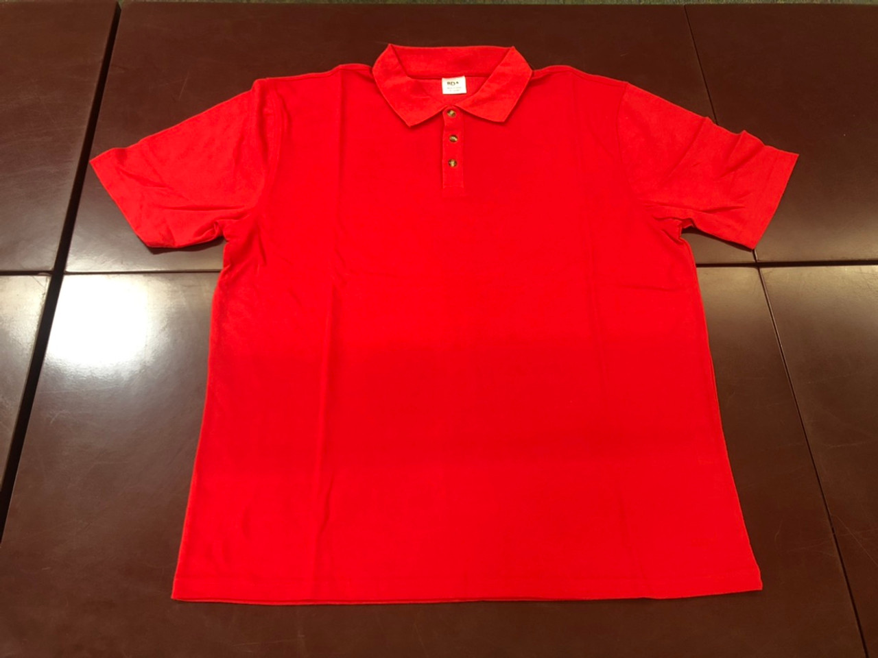 BDA collared red polo shirt XL men/women