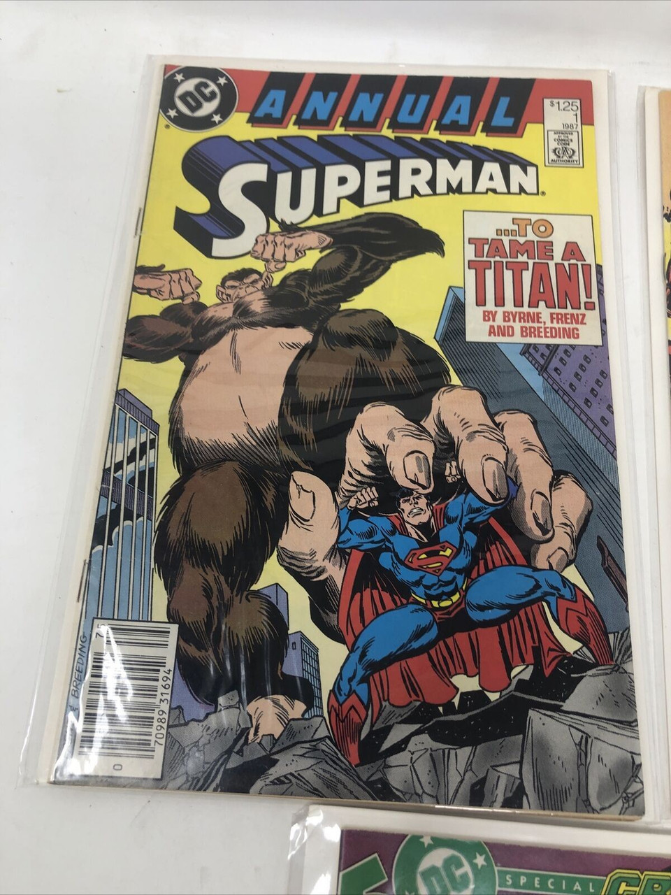 DC SUPERMAN ANNUAL 1987,  #61 1983, #88 1985 COMIC- PREOWNED