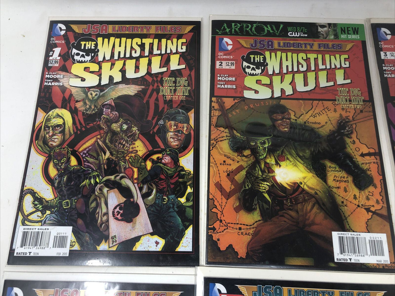 DC THE WHISTLING SKULL #1-6 FULL SET 2013 COMIC - PREOWNED