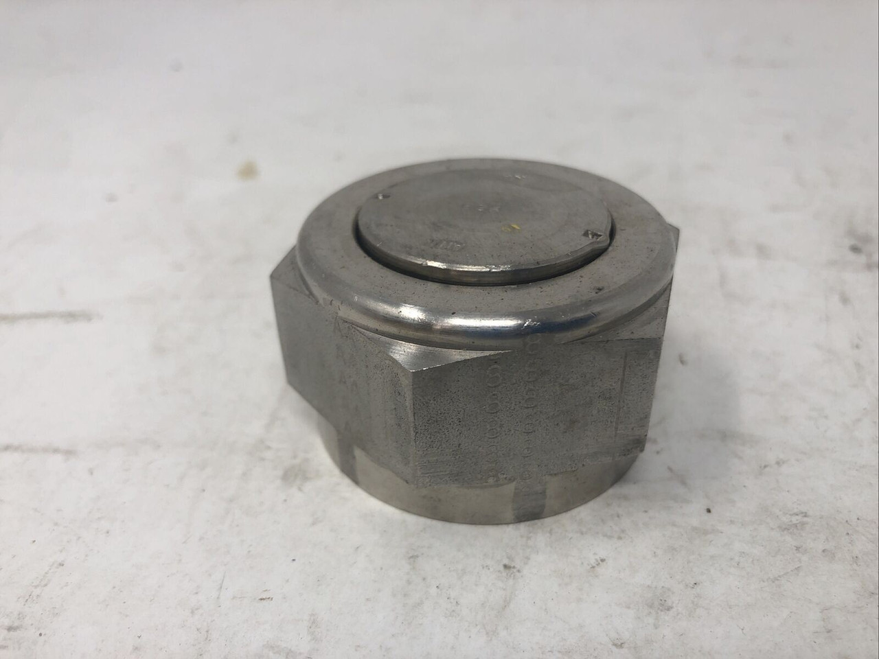 SWAGELOK FITTING HYDROLIC CAP 1 5/8" SS316 - PREOWNED