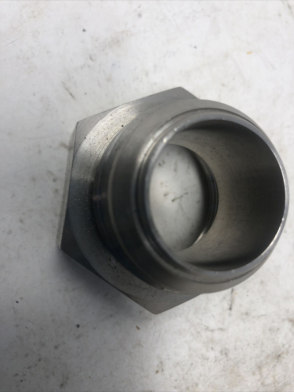 SWAGELOK FITTING 1" X 1" HYDRAULIC BUSHING SS316 - PREOWNED