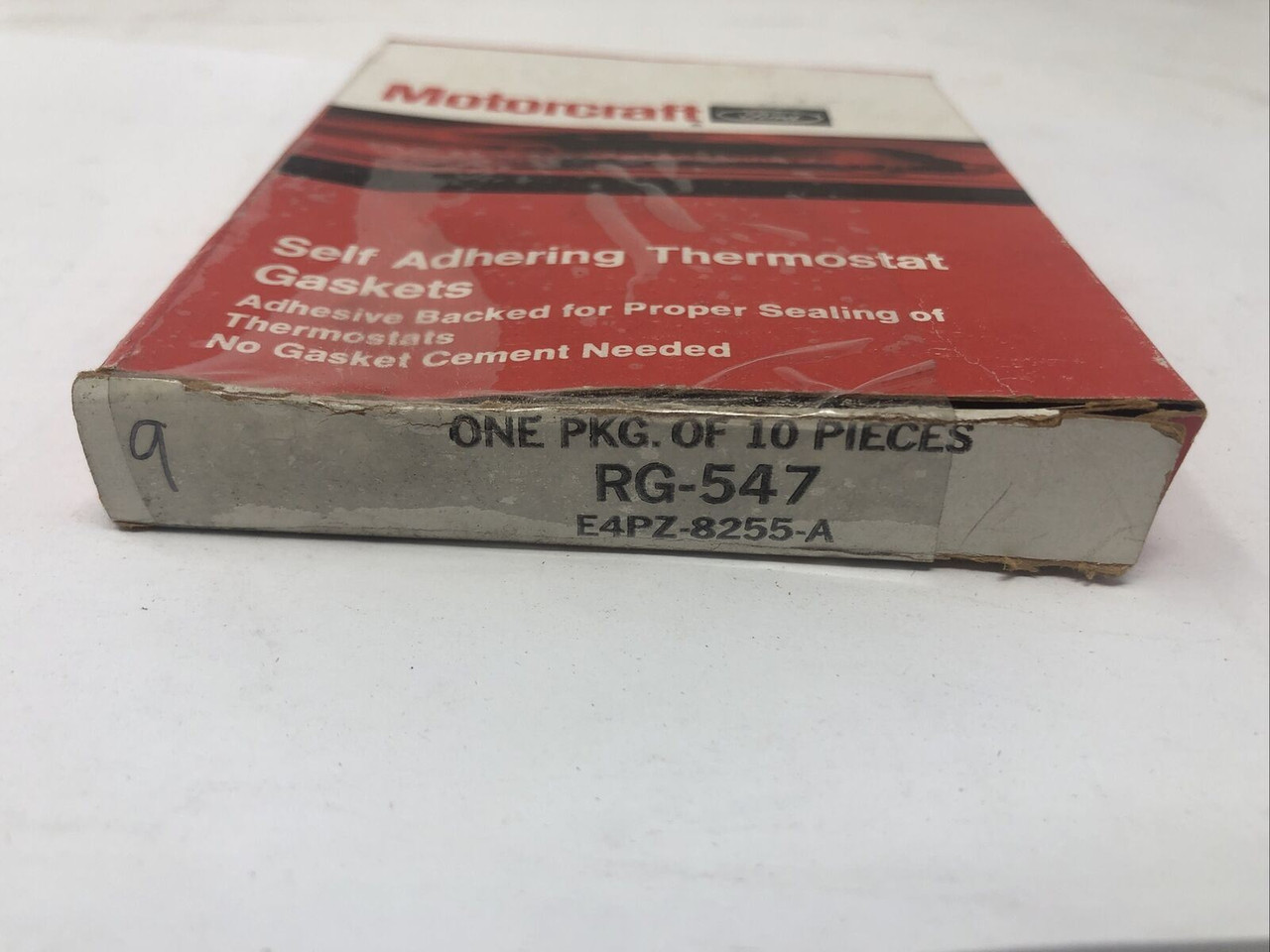 MOTORCRAFT FORD SELF ADHERING THERMOSTAT GASKETS RG-547 9PK  - NOS