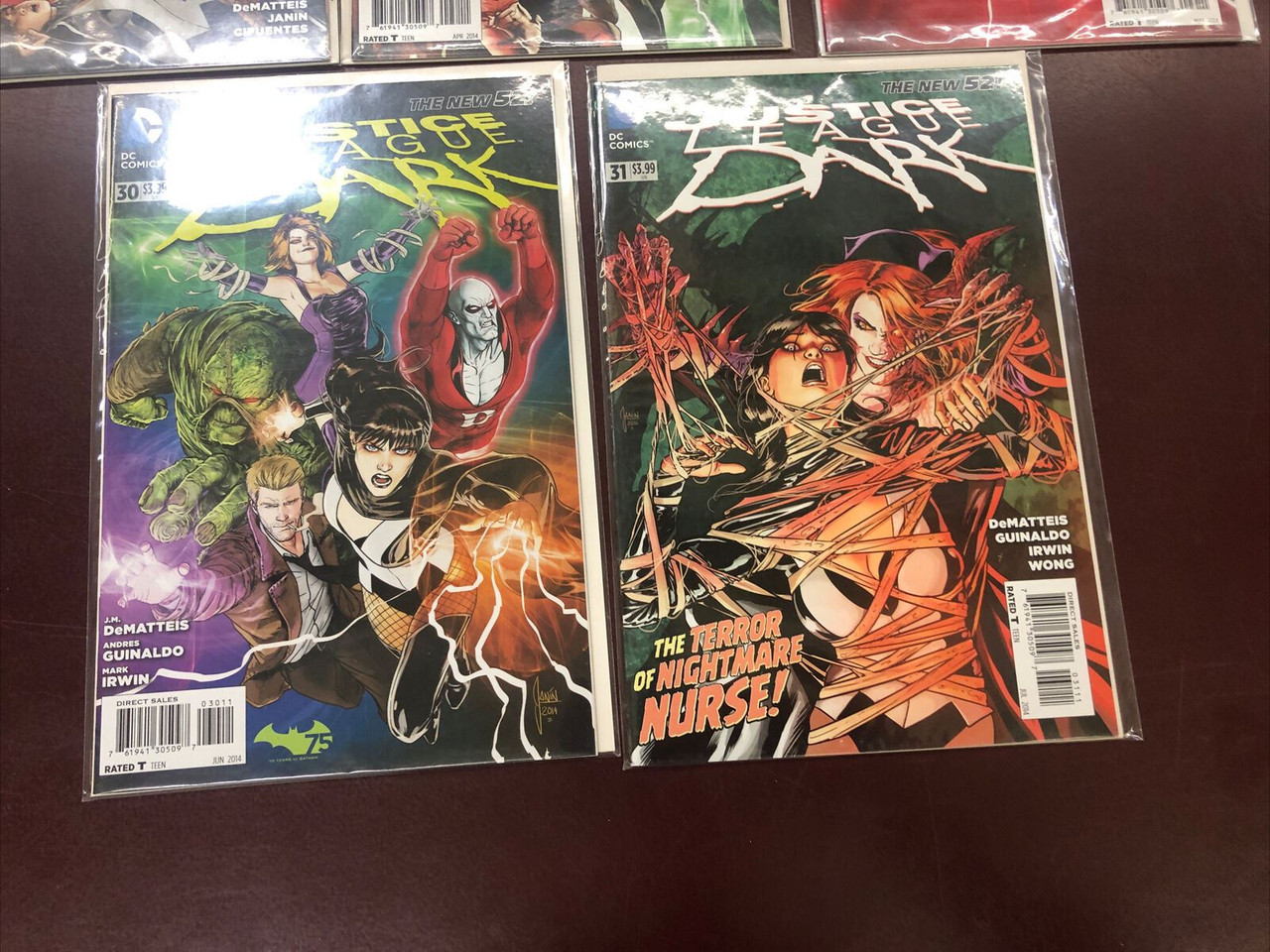 DC JUSTICE LEAGUE DARK  #24-31 COMIC 2013 NEW 52 - PREOWNED