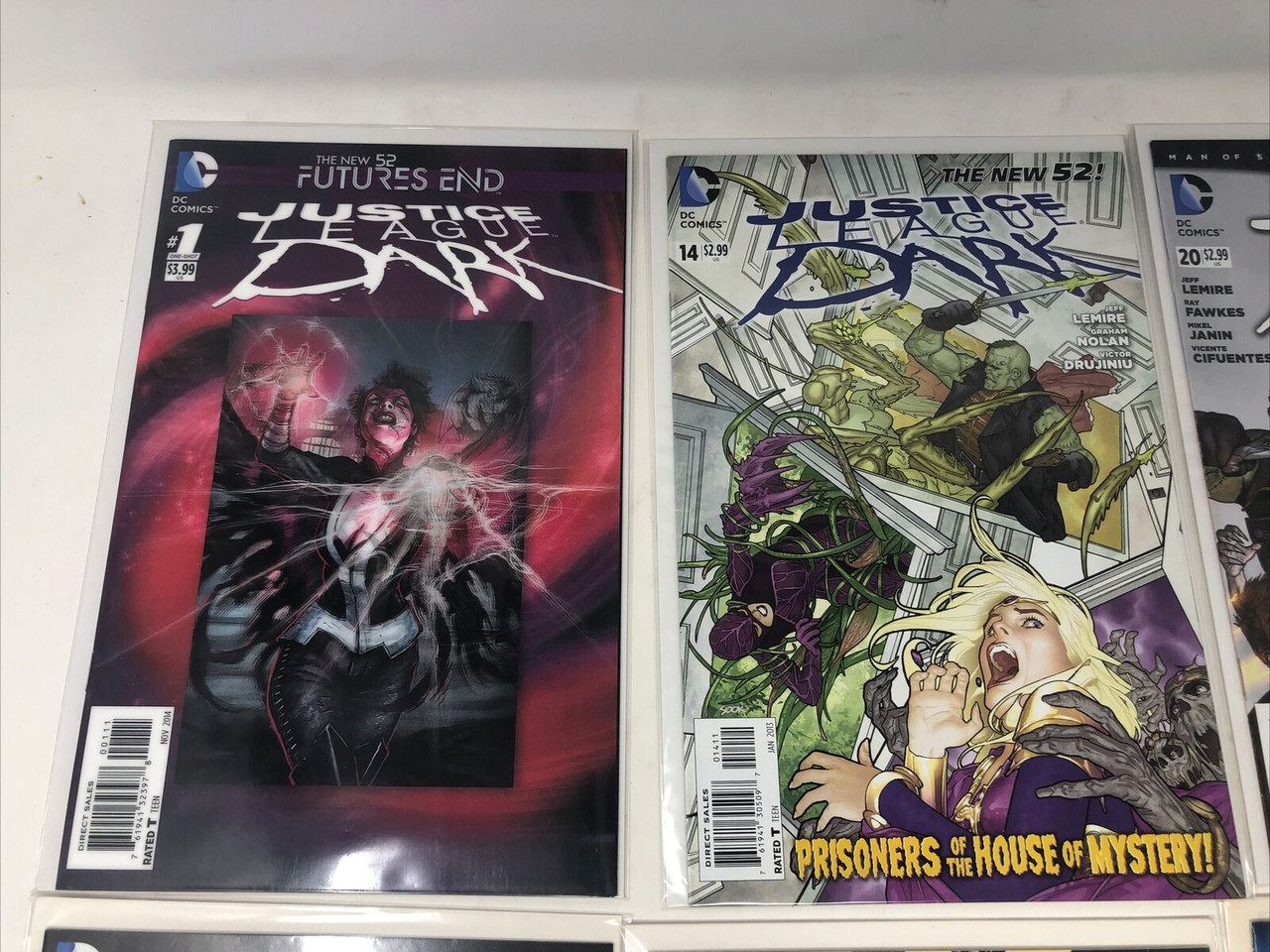 DC JUSTICE LEAGUE DARK  #1, 14, 20-22 + ANNUAL 2 COMIC 2013 NEW 52 - PREOWNED