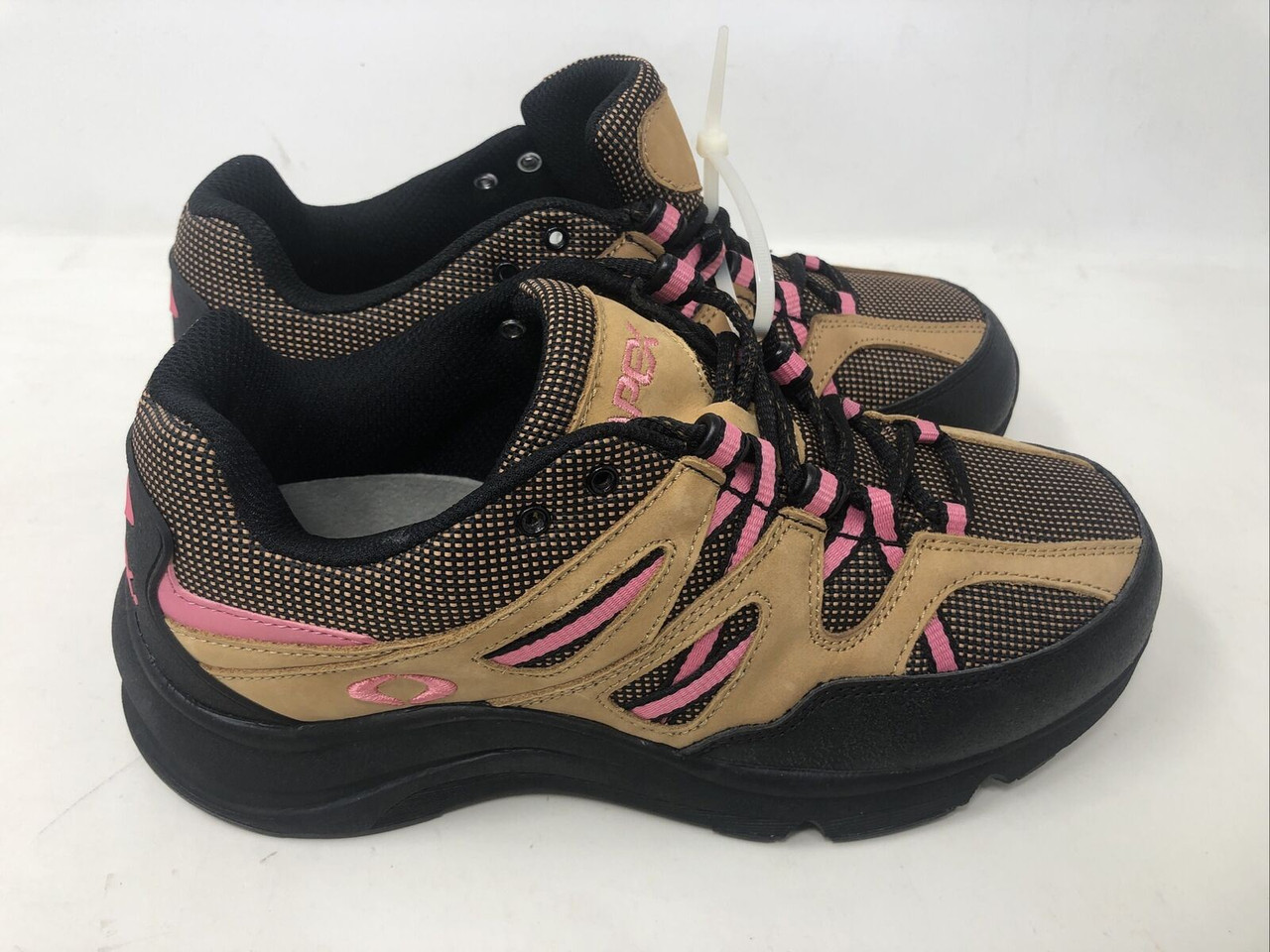 APEX ORTHOPEDIC DIABETIC FOOTWEAR SHOES SNEAKERS BROWN - V752 US 7.5 W - NEW