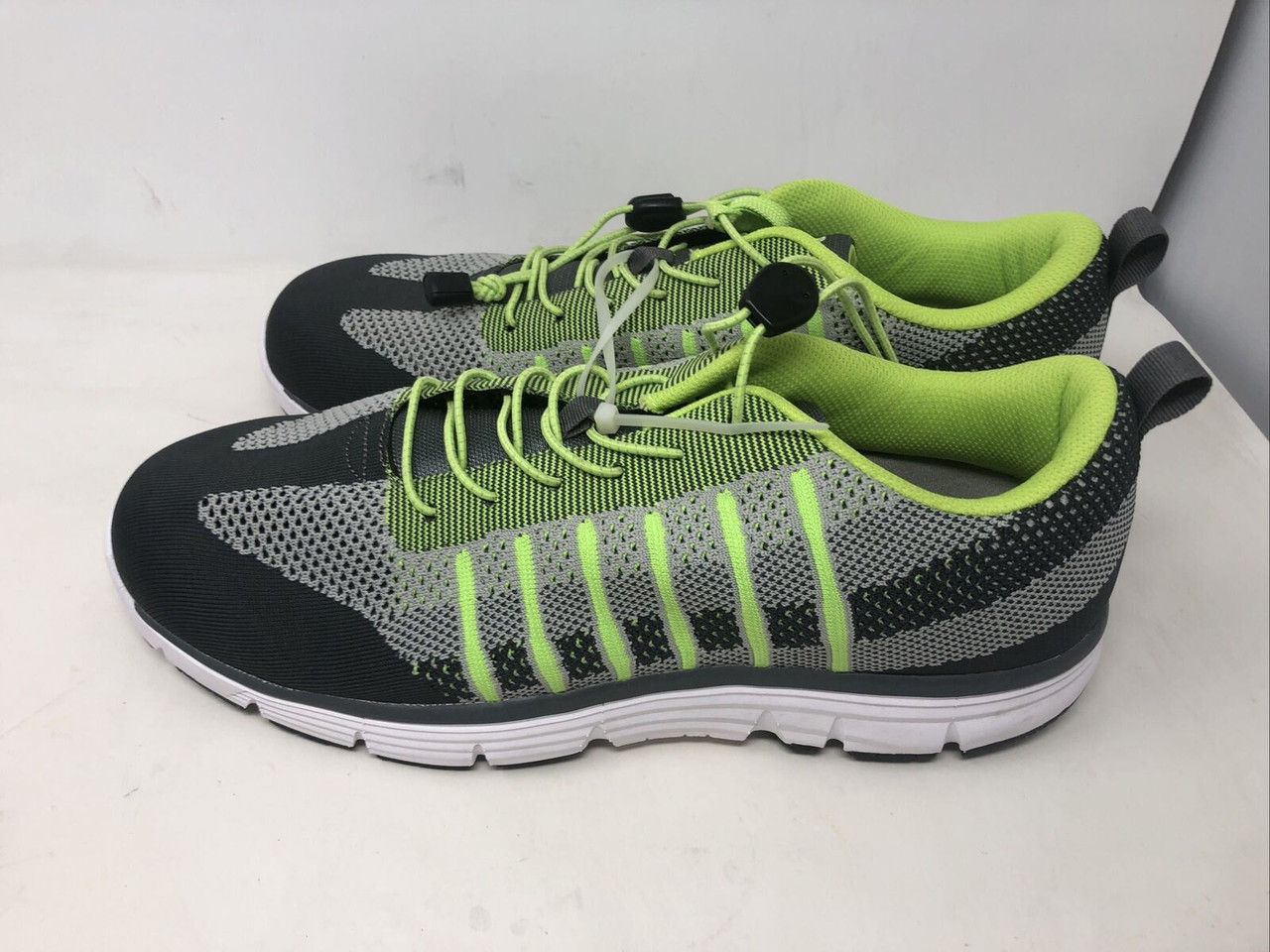 APEX ORTHOPEDIC DIABETIC FOOTWEAR SHOES SNEAKERS LIME- A7200 SIZE US 15 M - NEW
