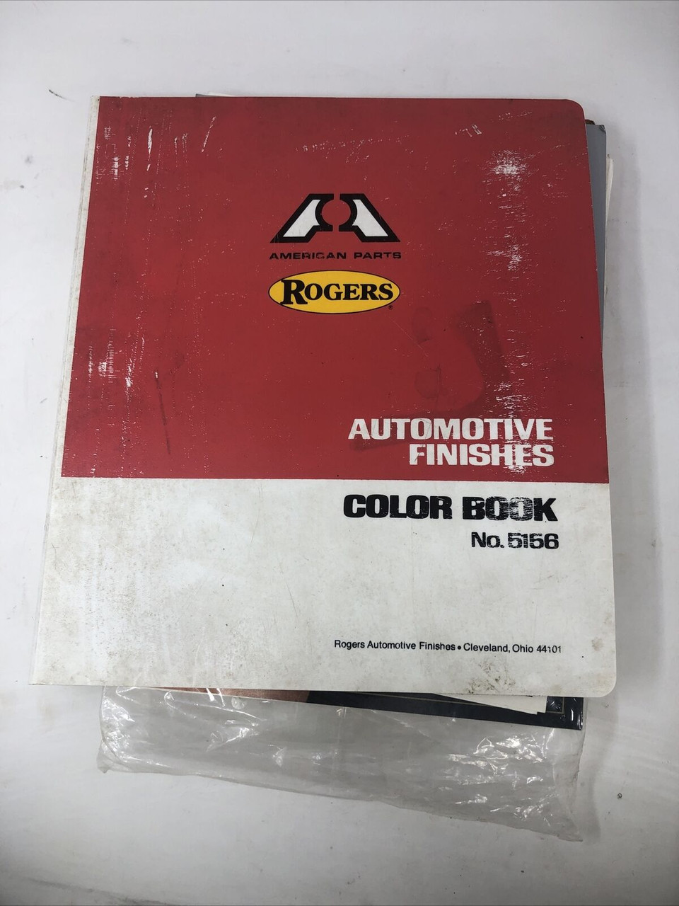 AMERICAN PARTS ROGERS AUTOMOTIVE FINISHES COLOR BOOK MAUNAL 1971-77 5156 -PREOWN