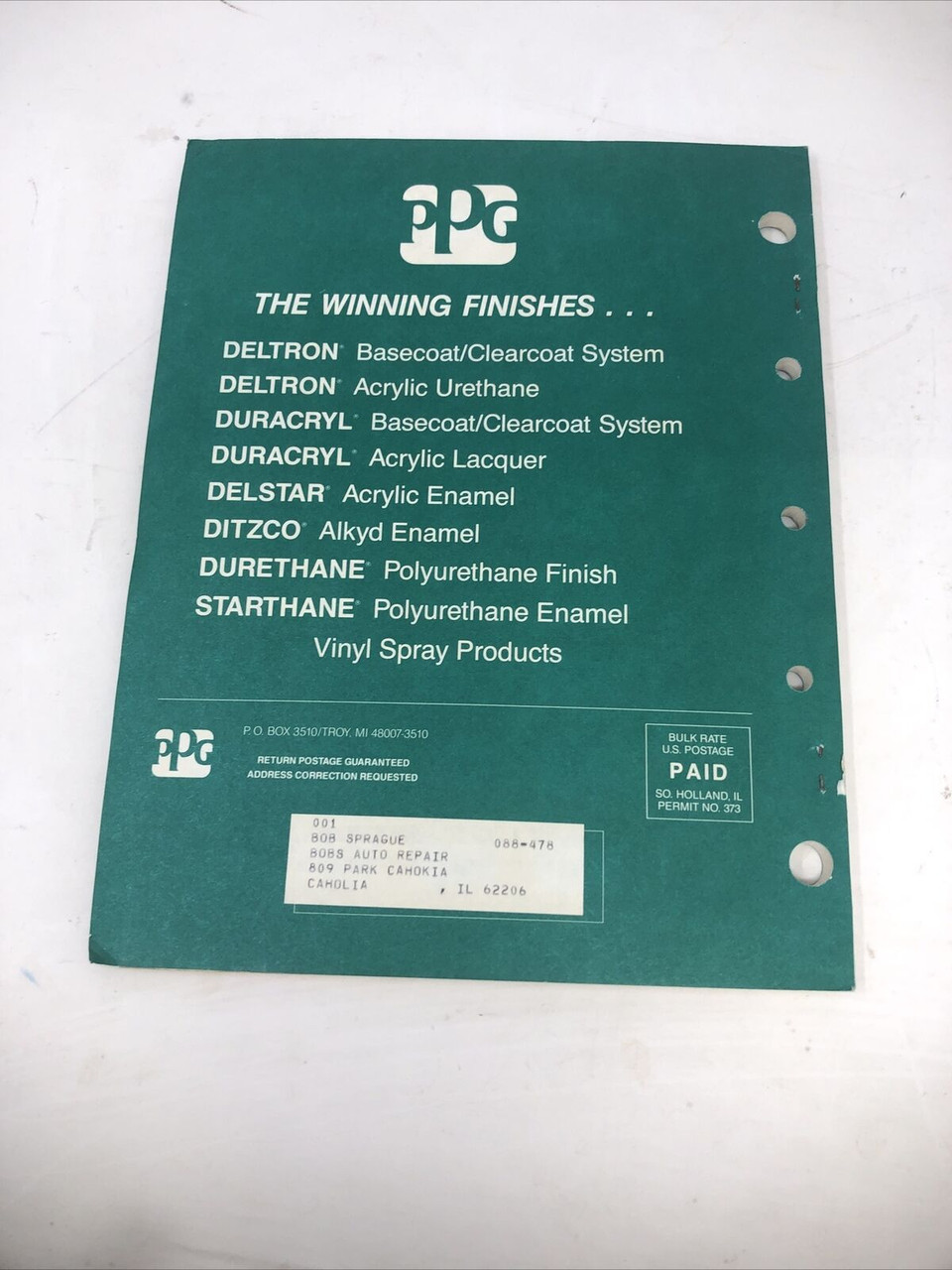 PPG 1988 IMPORT COLOR INFORMATION BOOKLET MANUAL  -PREOWNED