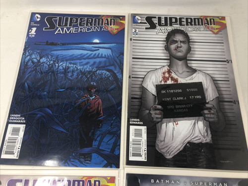 DC SUPERMAN AMERICAN ALIEN #1, 2, 4, 5 2016 COMIC - PREOWNED