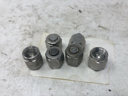 SWAGELOK FITTING 3/8" SHALLOW HYDRAULIC CAP 6PK - PREOWNED