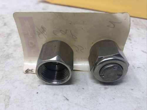 SWAGELOK FITTING 5/8" HYDRAULIC CAP 2PK - PREOWNED