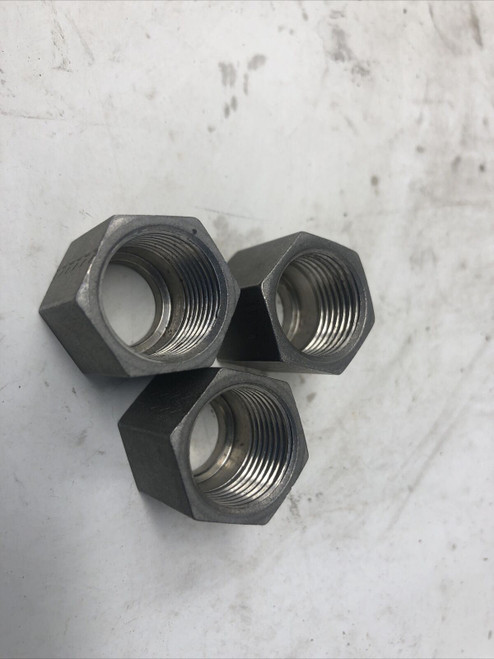 SWAGELOK STAINLESS STEEL NUTS 11/16 ID - 7/8" OD 3PK - PREOWNED