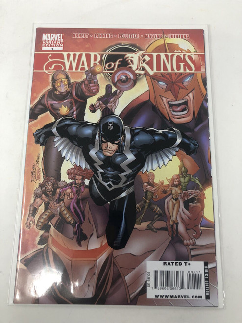 MARVEL WAR OF KINGS #1 +1 VARIANT COMIC 2009 - PREOWNED