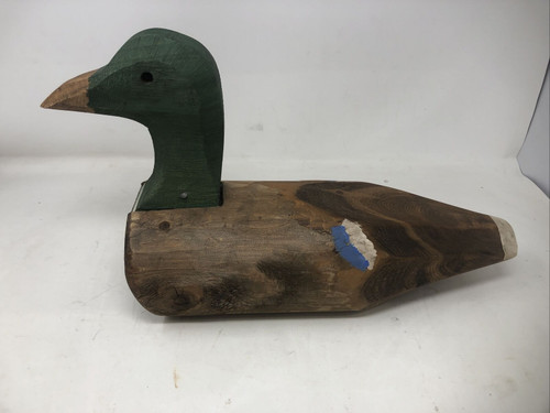 VINTAGE DUCK DECOY BY H HEAP III THE DECOY SHOP FREEPORT MAINE - PREOWNED