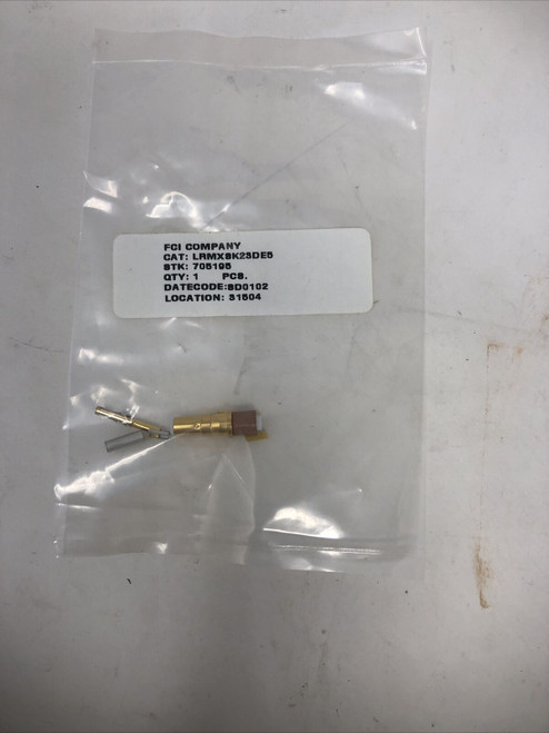 FCI RF COAXIAL COAX MALE CONTACT LRMXSK-23DE5 QTY 385 - NOS