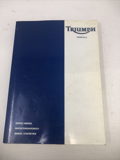TRIUMPH MOTORCYCLE SERVICE MANUAL 2000 T3850907 - PREOWNED