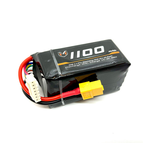 Maclan SSI Series 6S 1100mAh 22.2V Li-Po Battery with XT60