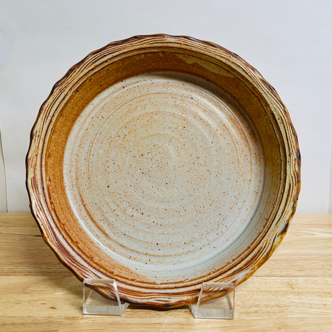 Ceramic Pie Plate - Handmade in USA