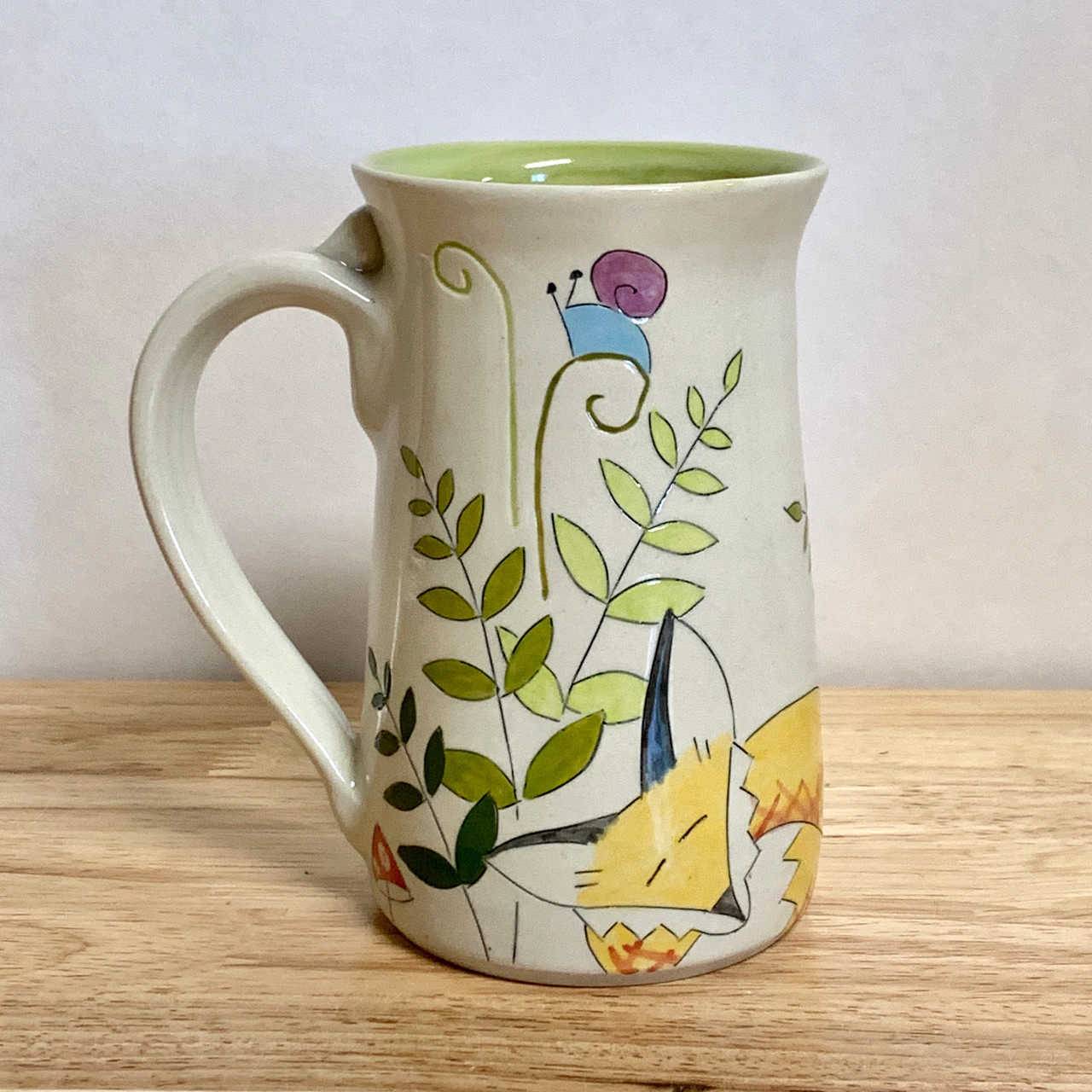 Travel Mug w/ Lid - Handmade Pottery in NC