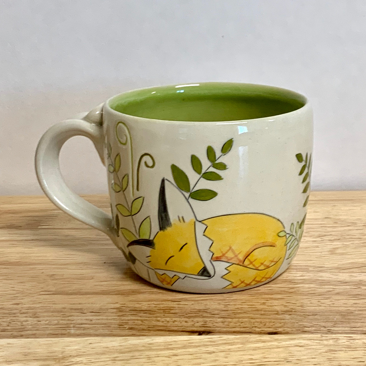 16 oz. Ceramic Starbucks Mug with Bamboo Lid and Spoon - Distinctive Goods