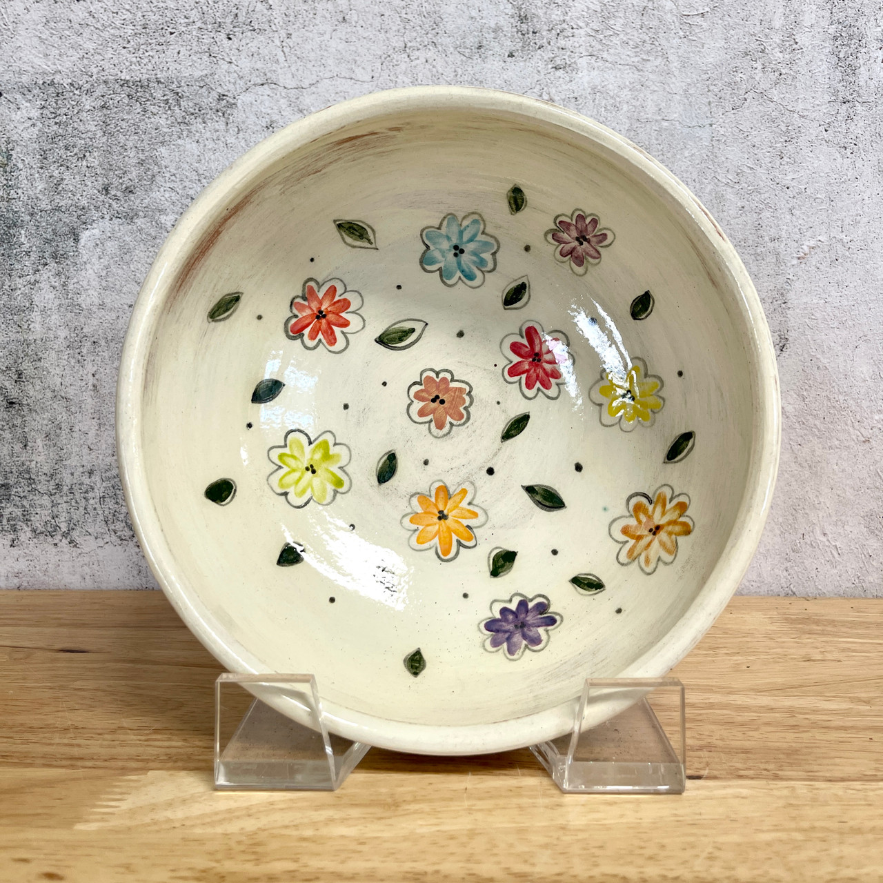 Ceramic handmade botanical bowls