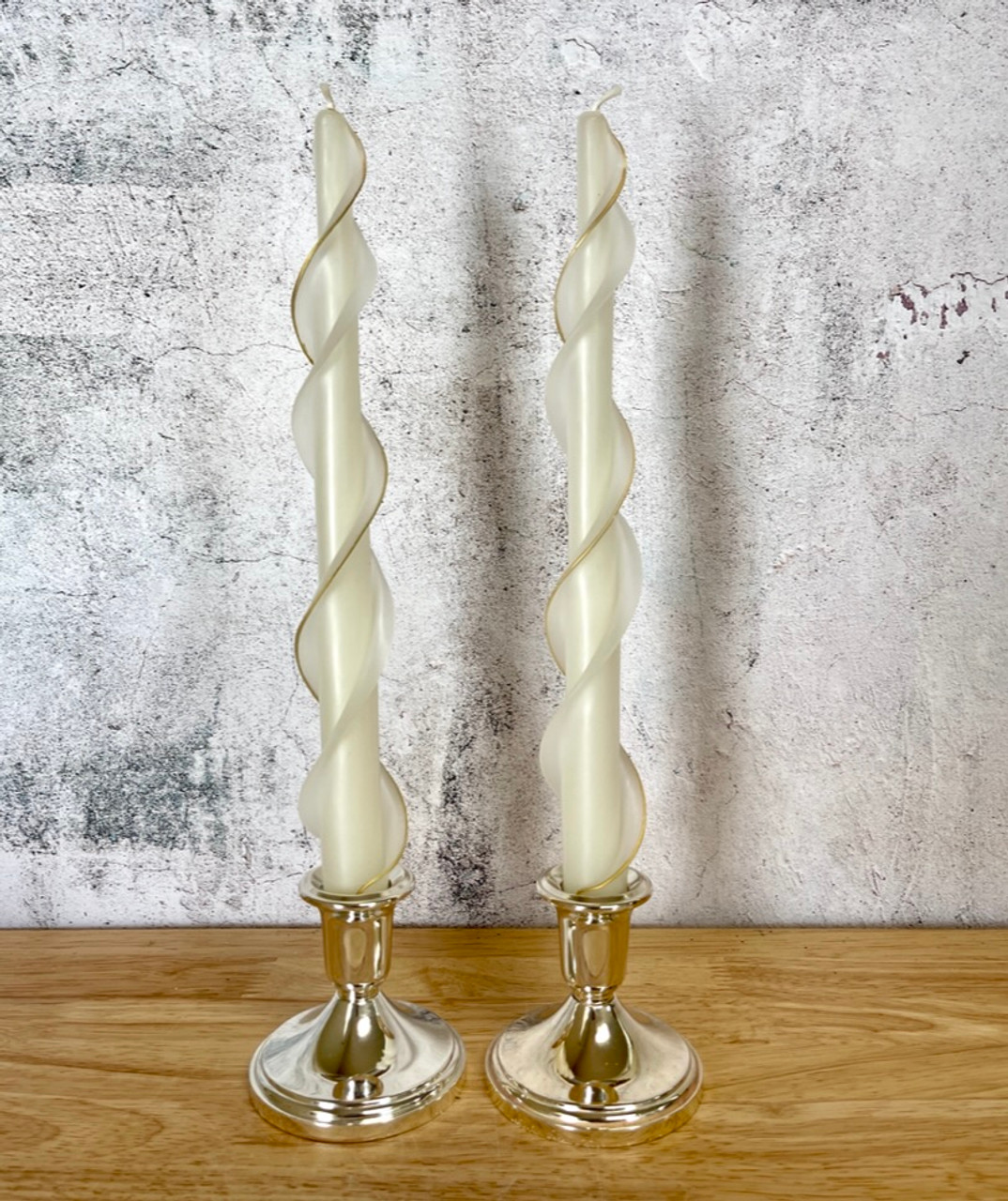 Ivory Beeswax Taper Candles - A Bit of a Buzz