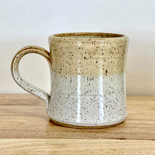 Handmade Pottery Tea Mug Vanilla White Mom Mug