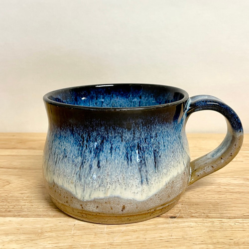  Handmade Pottery Soup Bowl in Carolina SkyGlaze