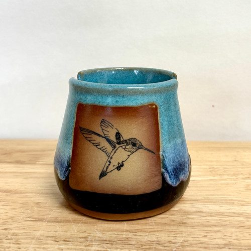  Handmade Pottery Hummingbird Sponge Holder 