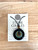Stone Circle Pendant Stone Jewelry - Green Aventurine & Black Jasper 2"