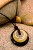 Earth & Art Pendant Stone Jewelry - Black Jasper & Butterscotch Jasper