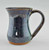Handmade Stoneware Mug 4.75" high x 3.5" wide in Peacock Blue Glaze